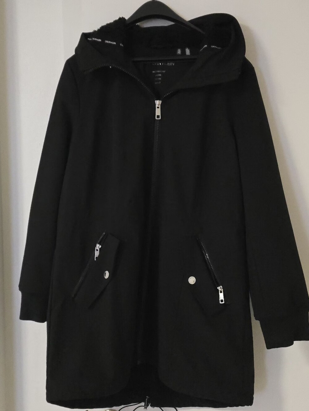 Calvin Klein Women's Hooded Raincoat size XL